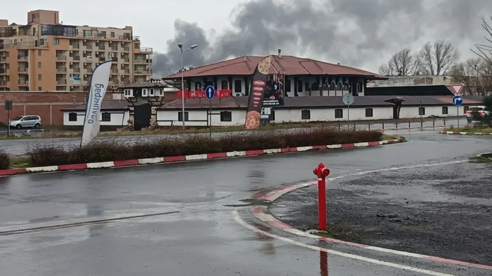 Пожар изпепели заведение на плажа в Слънчев бряг