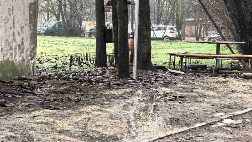Община Русе игнорира сигнали за инвалидни паркоместа в калта